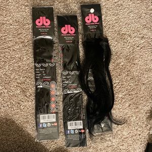 DONNA BELLA 12” jet black tape in hair